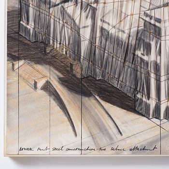 Christo & Jeanne-Claude, "Wrapped Reichstag (Project for Berlin)".