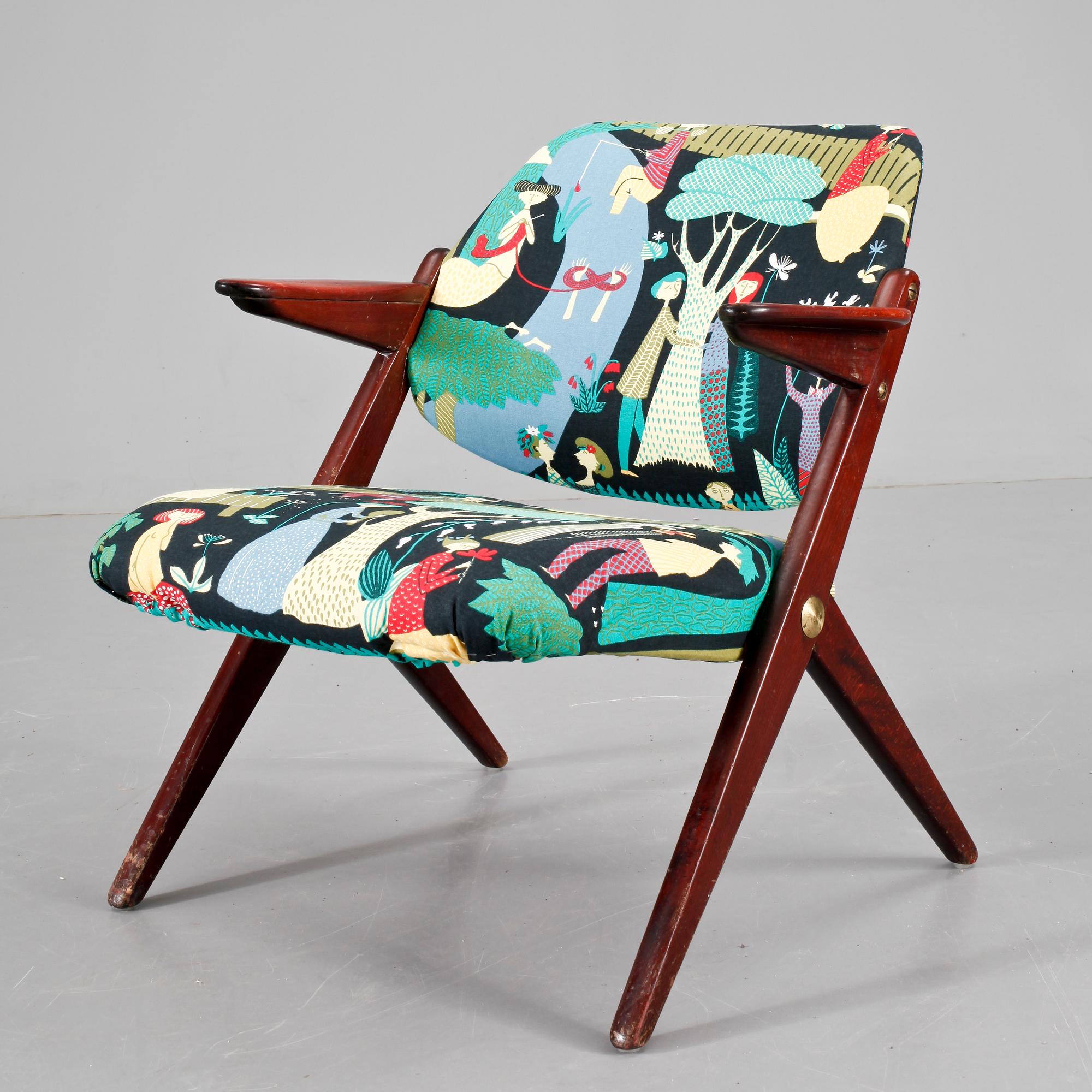 FÅTÖLJ, Triva-serien, Nordiska Kompaniet, 1950/60-tal.