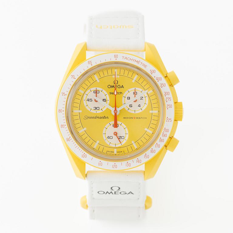 Omega/Swatch, MoonSwatch, "No Reserve", collection of 14 pcs, chronograph, wristwatches, 42 mm.