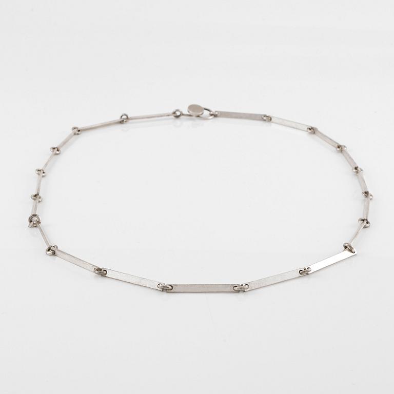 Lapponia, collier, sterlingsilver, Finland 1978, design sannolikt Björn Weckström.