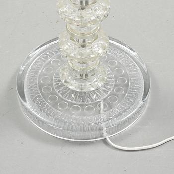GOLVLAMPA, sannolikt Orrefors, 1900-talets andra hälft.