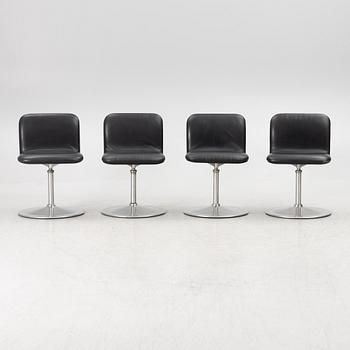 Yrjö Kukkapuro, four chairs, Avarte, Finland.