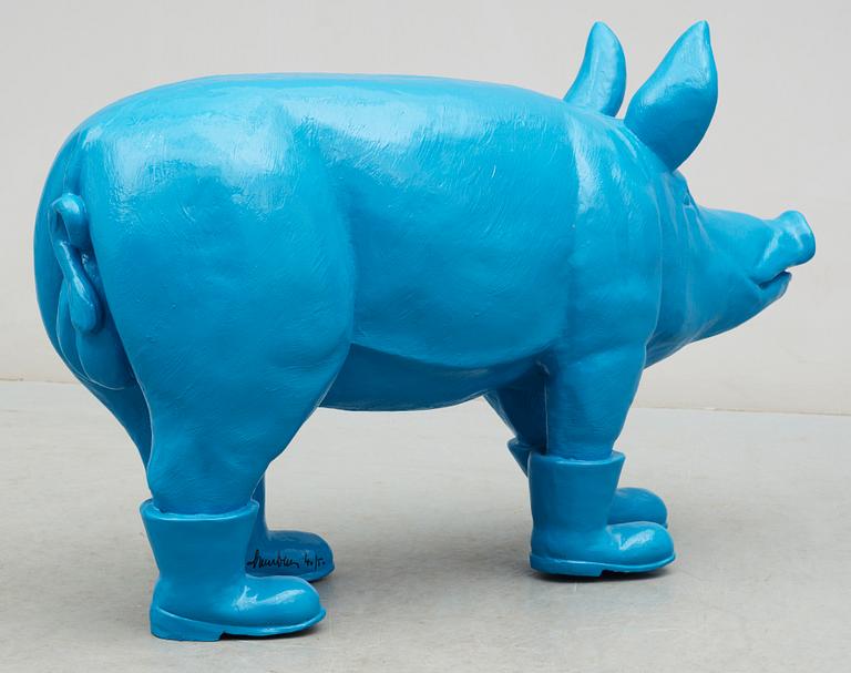 WILLIAM SWEETLOVE, Sculpture in resin and fiber glass. Signed and numbered 40/50. 2007.