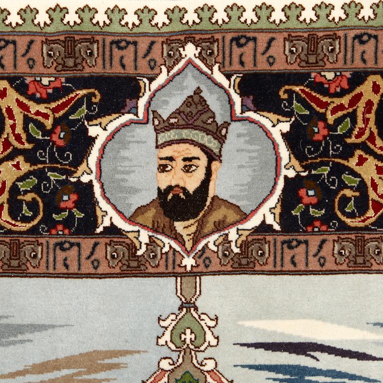 MATTA, Täbris, figural. Ca 273x181 cm.