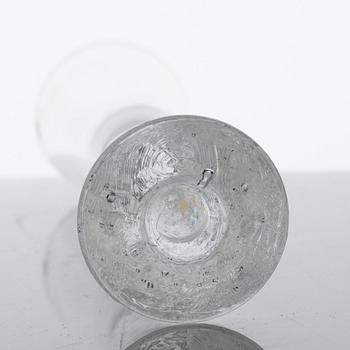 Timo Sarpaneva, eight "Arkipelago" champagne glasses, Iittala, Finland, 1980-1993.