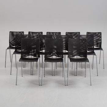 Gunilla Allard, a set of twelve 'Cosmos' chairs from Lammhults.