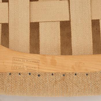 Hans J. Wegner, fåtöljer, ett par, "Bamse /Papa Bear", AP-stolen, Danmark, 1950-60-tal.