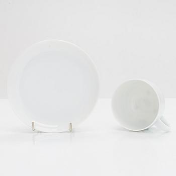 Tapio Wirkkala & Rut Bryk, a 27-piece 'Aquarius' tea/ coffee set for Rosenthal Studio-Linie, Germany 1983-84.
