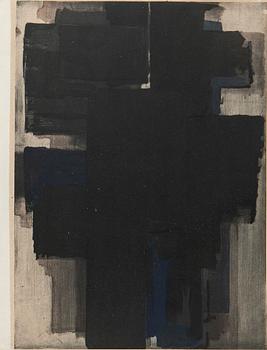 Pierre Soulages, Composition, from XXth Century, no. 7, 1956.
