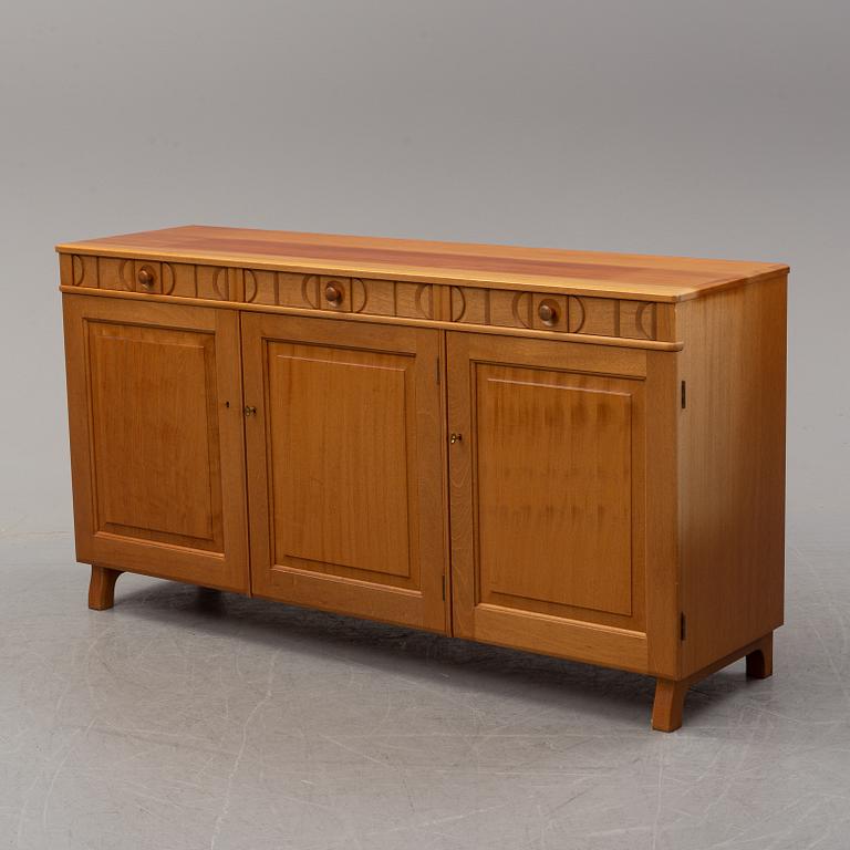 Carl Malmsten, a 'Calmare Nyckel' walnut sideboard.