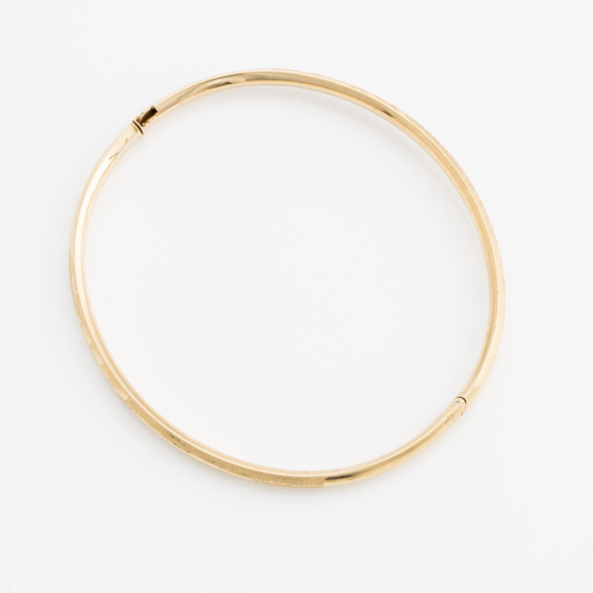 Armring, 18K guld, Italien.