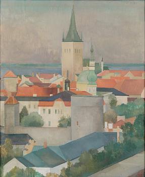 RAGNAR EKELUND, VY FRÅN TALLINN.