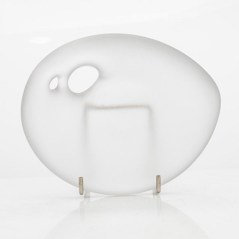 Timo Sarpaneva, skulptur, Hiidenkehto (Jättens vagga) signerad Timo Sarpaneva, Iittala -55.