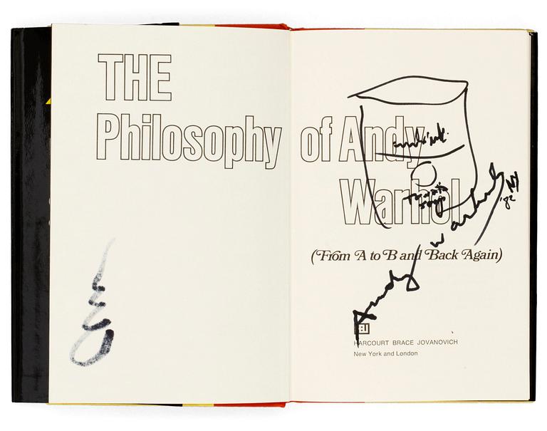 Andy Warhol, "The Philosophy Of Andy Warhol (From A To B & Back Again)".