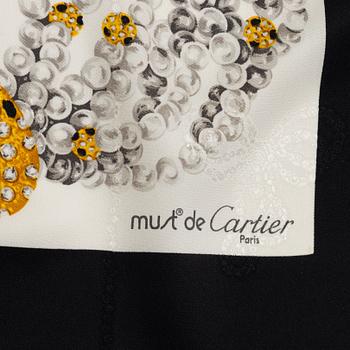 Cartier, a jacquard silk scarf, 'Panthere Royale'.