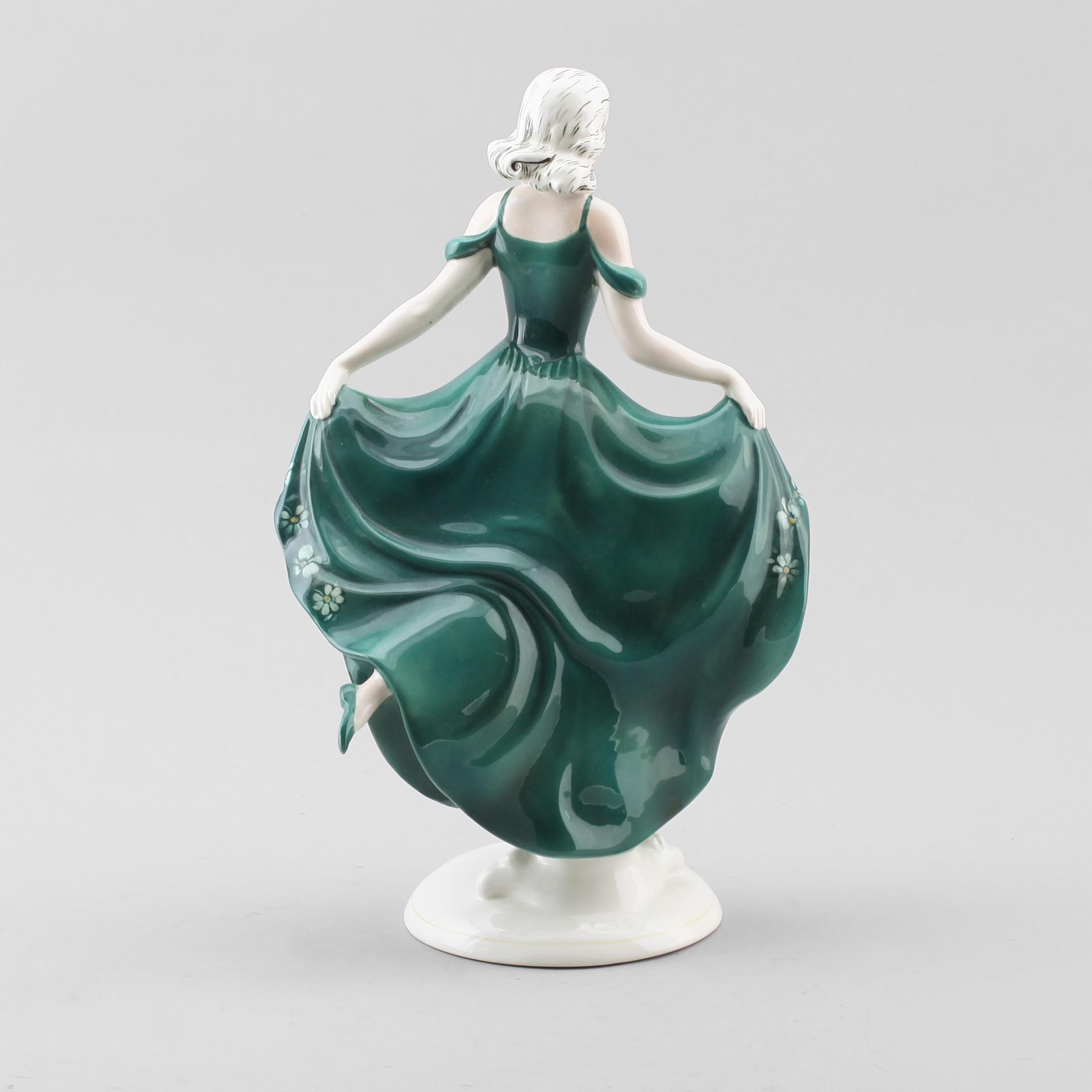 FIGUR, flintgods, 1900-talets mitt.