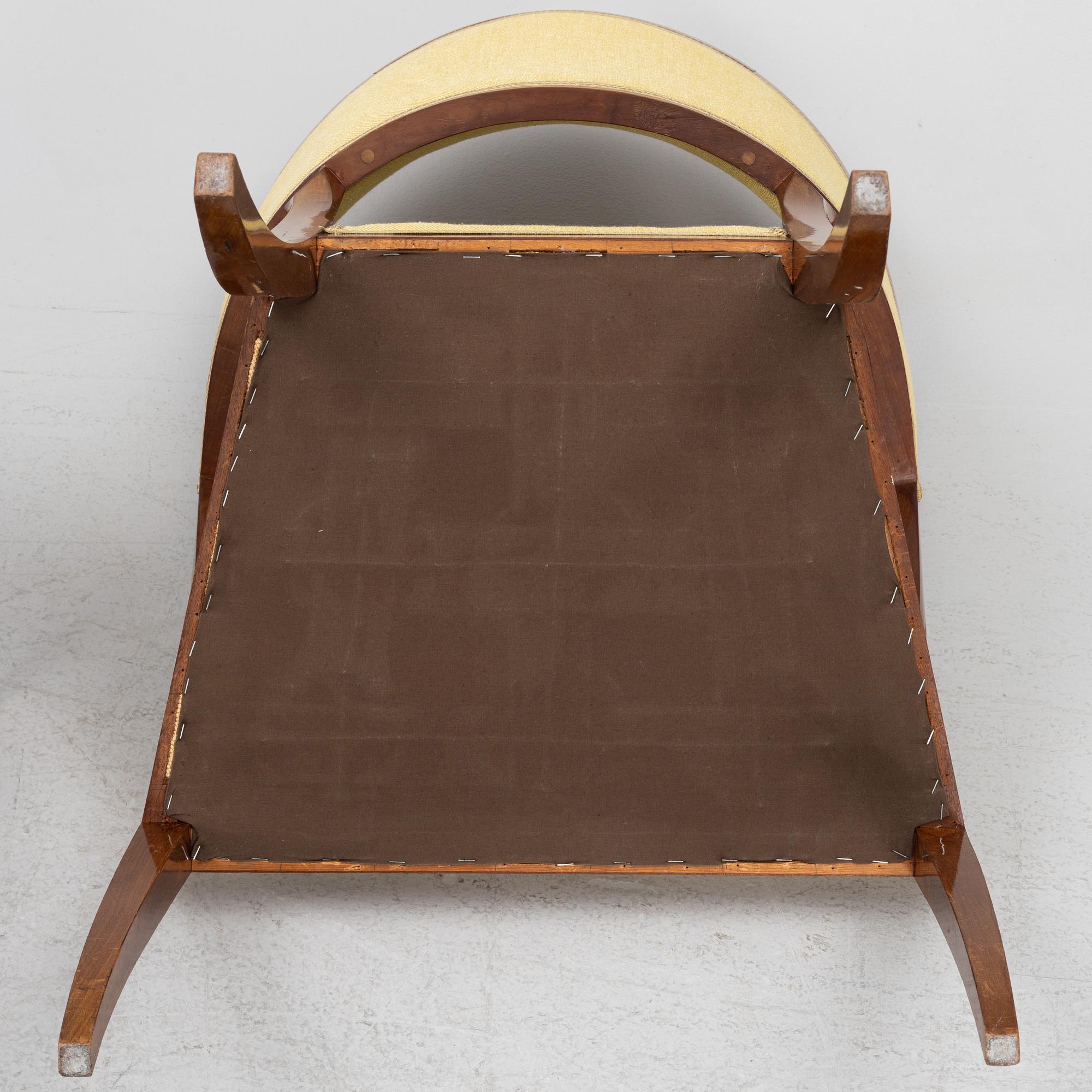 A gruop of three chairs, Helsingborg, Sweden, 1895.