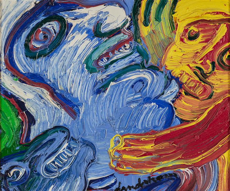 BENGT LINDSTRÖM, oil on canvas, signed.