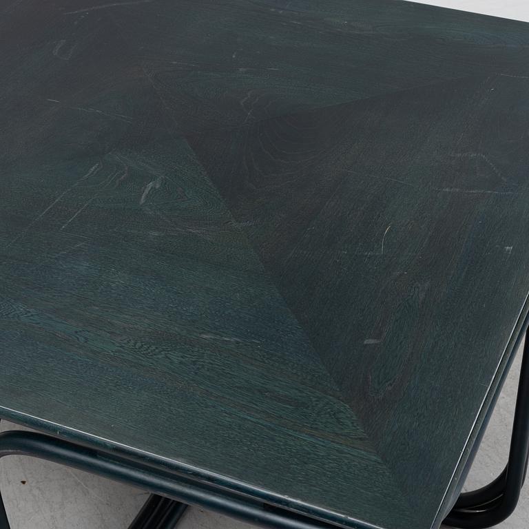 Jan Bocan, a stained beech dining table, late 20th Century.