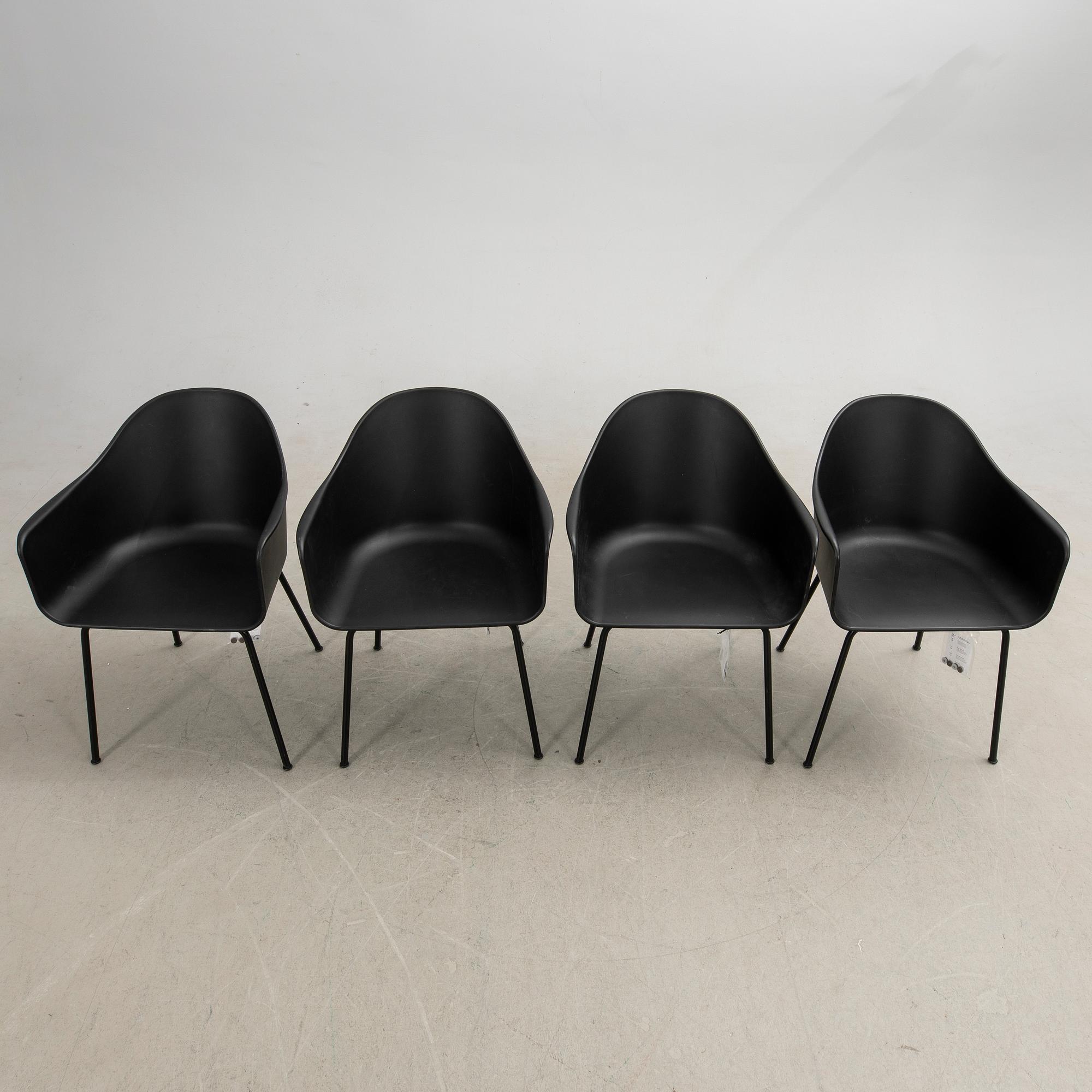 Norm Architects, armchairs, 4 pcs, "Harbour dining chair", for Audo Copenhagen, 2020s.