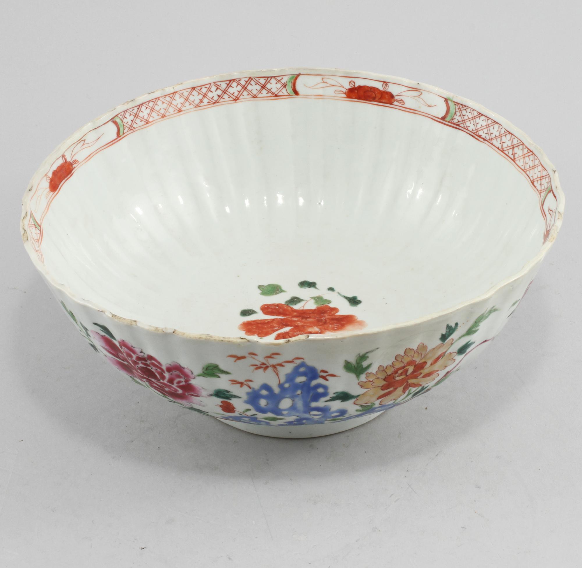 SKÅL, porslin, Kina, 1700-tal.