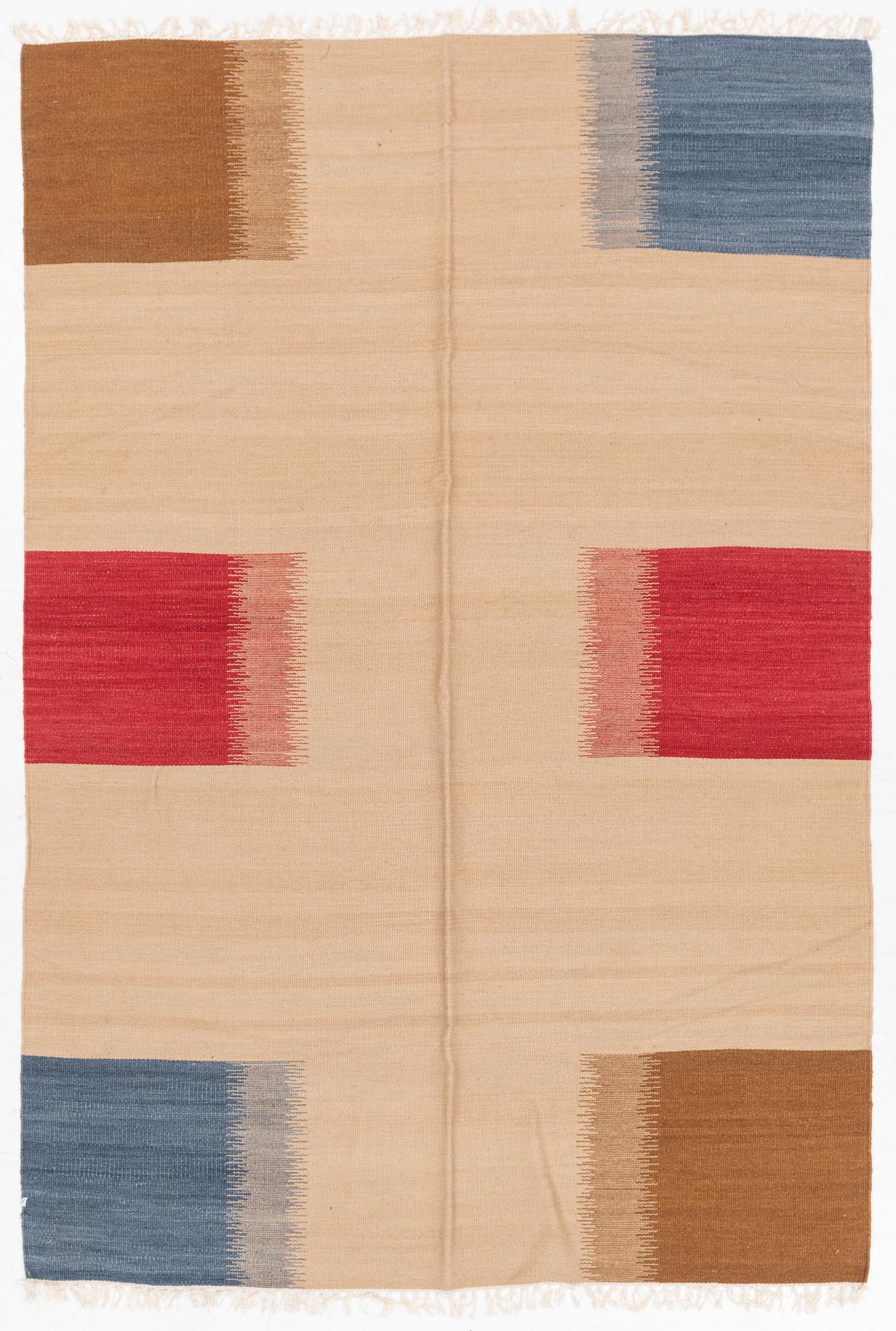 Matta, slätvävd, ca 240 x 165 cm.