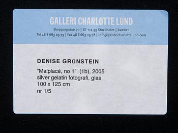 Denise Grünstein, "Malplacé, no 1" (1b), 2005.