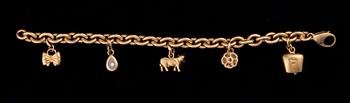 A BRACELET, 18K gold, diamonds. Chopard. Weight c. 65 g.