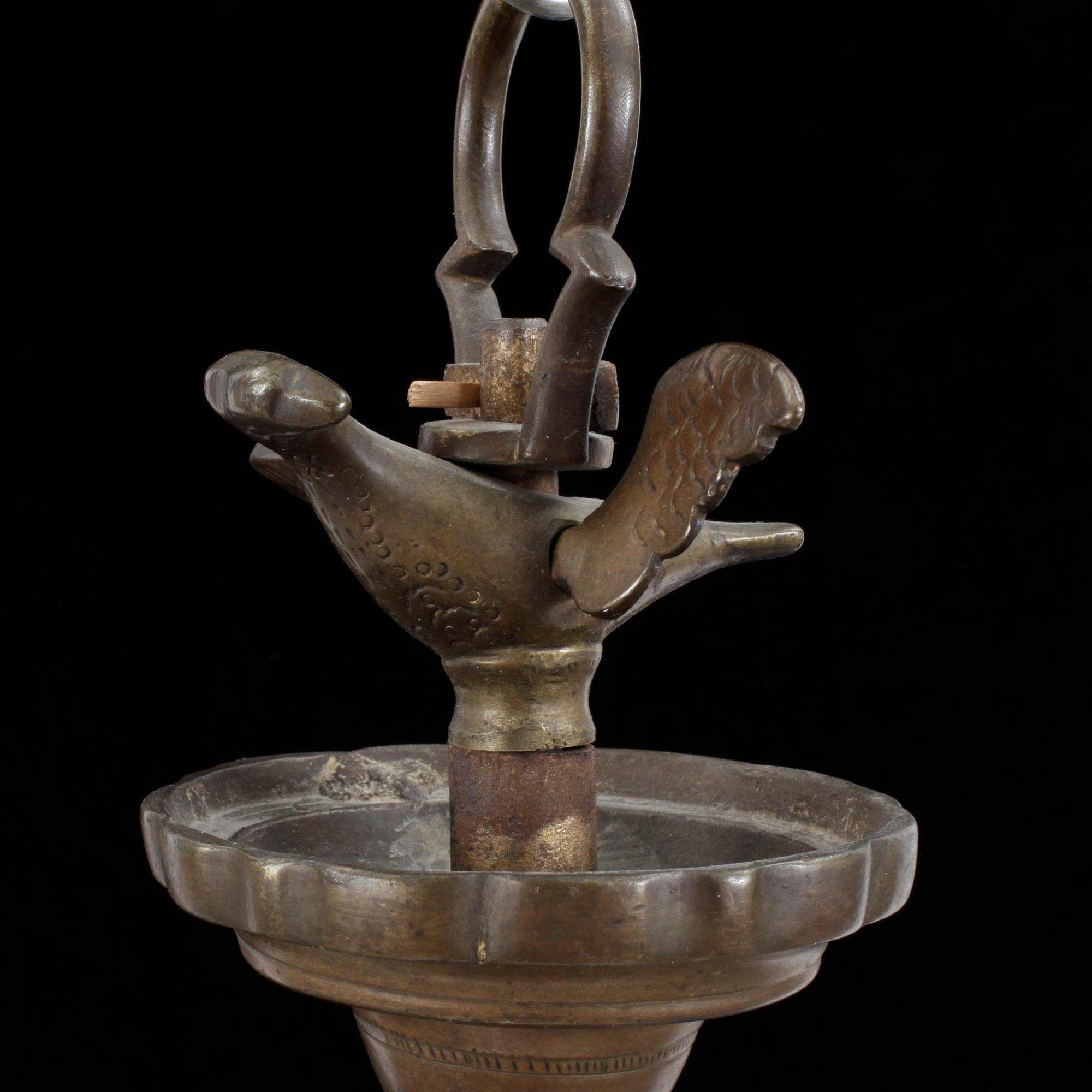 TAKKRONA, barockstil, tidigt 1800-tal. Höjd ca54 cm.