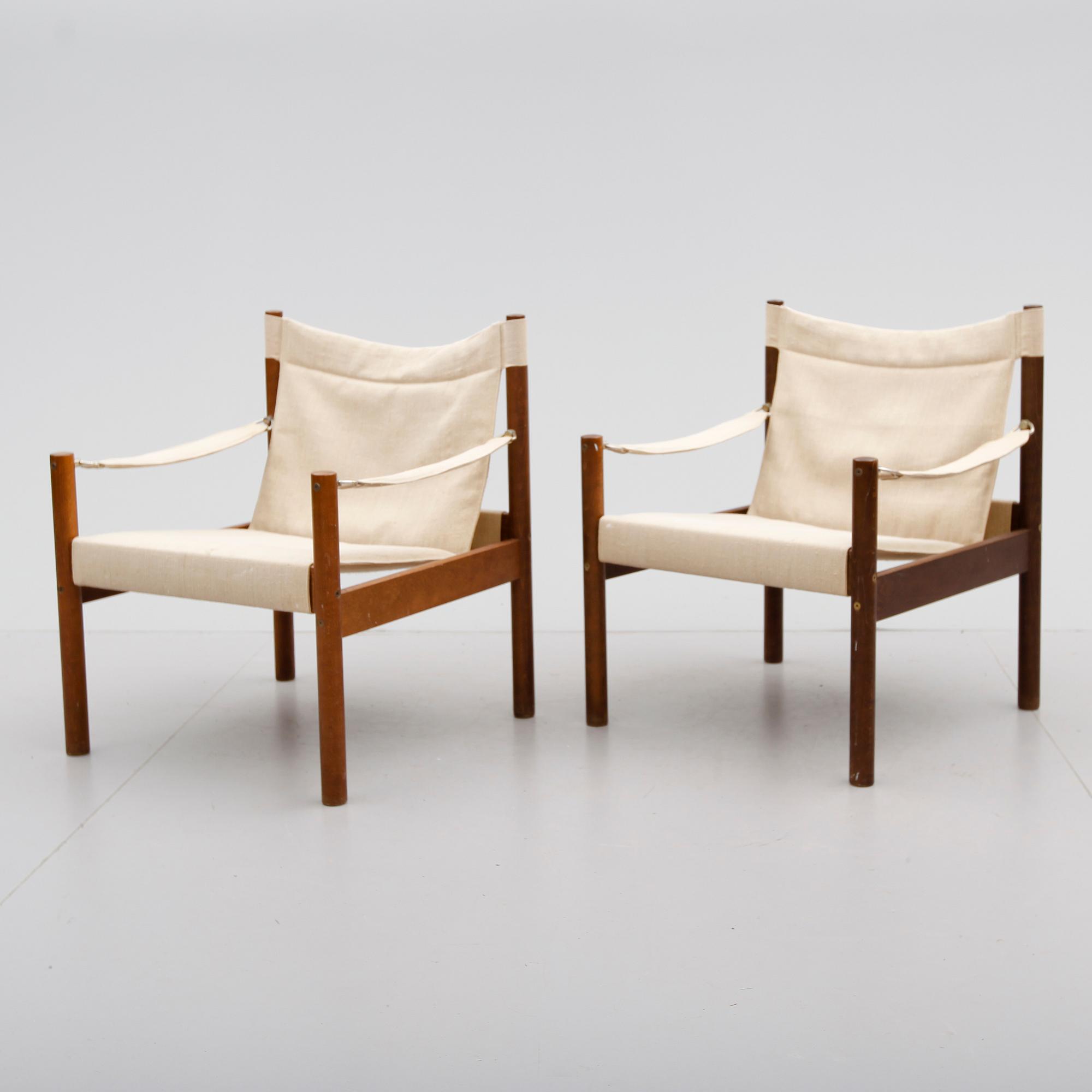 KARMSTOLAR, 1 par, Johansson design, Markaryd, 1900-talets andra hälft.