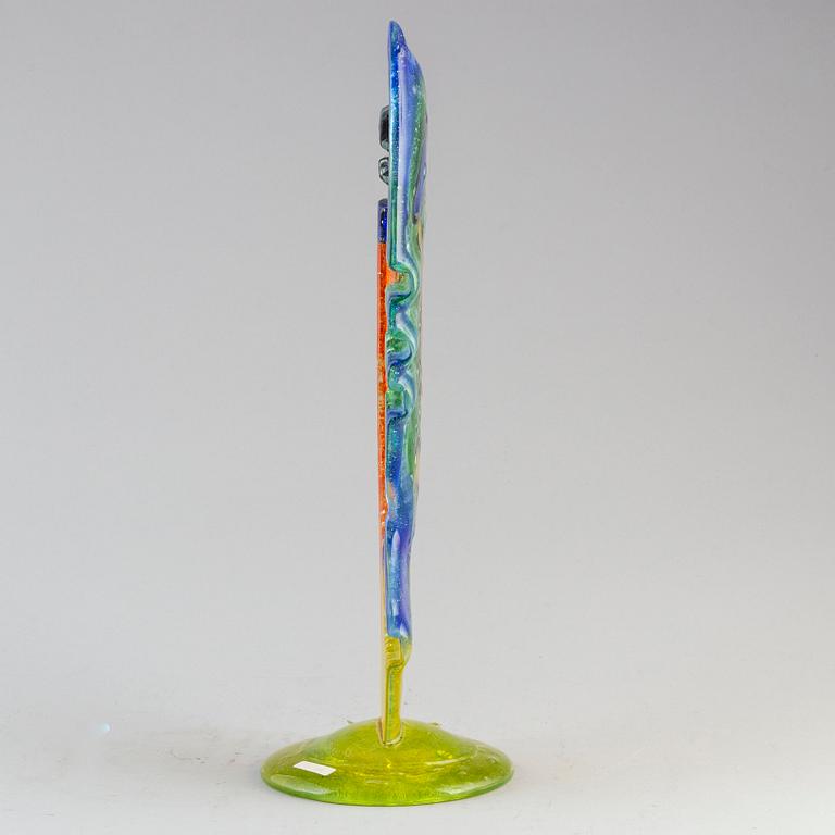 SILVIO VIGLIATURO, glasskulptur, signerad och daterad -02.