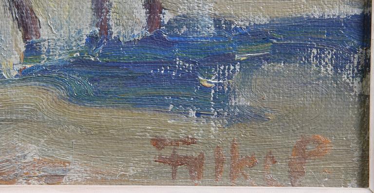 PERSSON, FOLKE, olja på duk, sign.