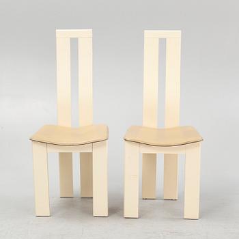 Pietro Costantini, stolar, 8 st, troligen för Ello, Italien, 1980-tal.