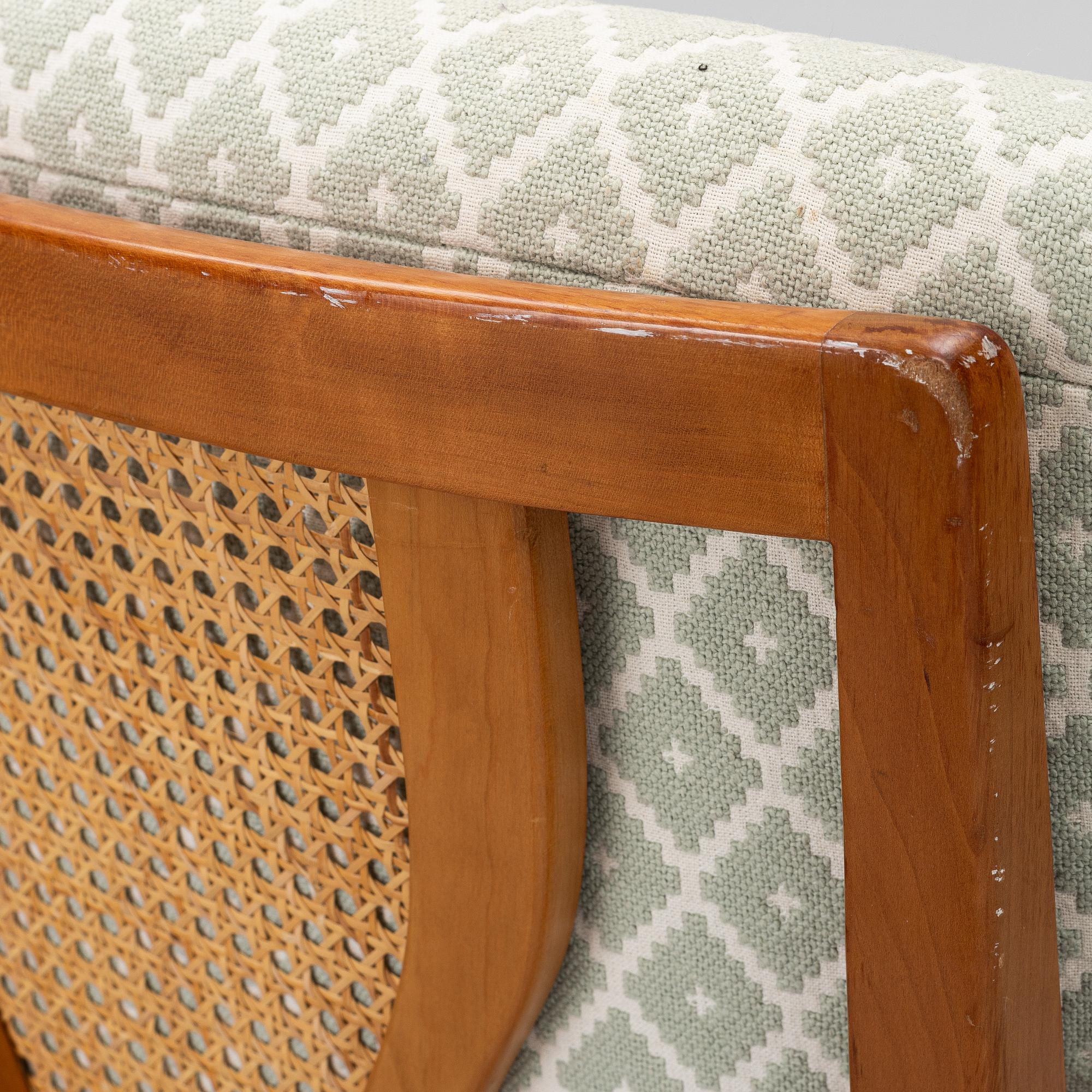 Josef Frank, a pair of model 969 armchairs, Svenskt Tenn.