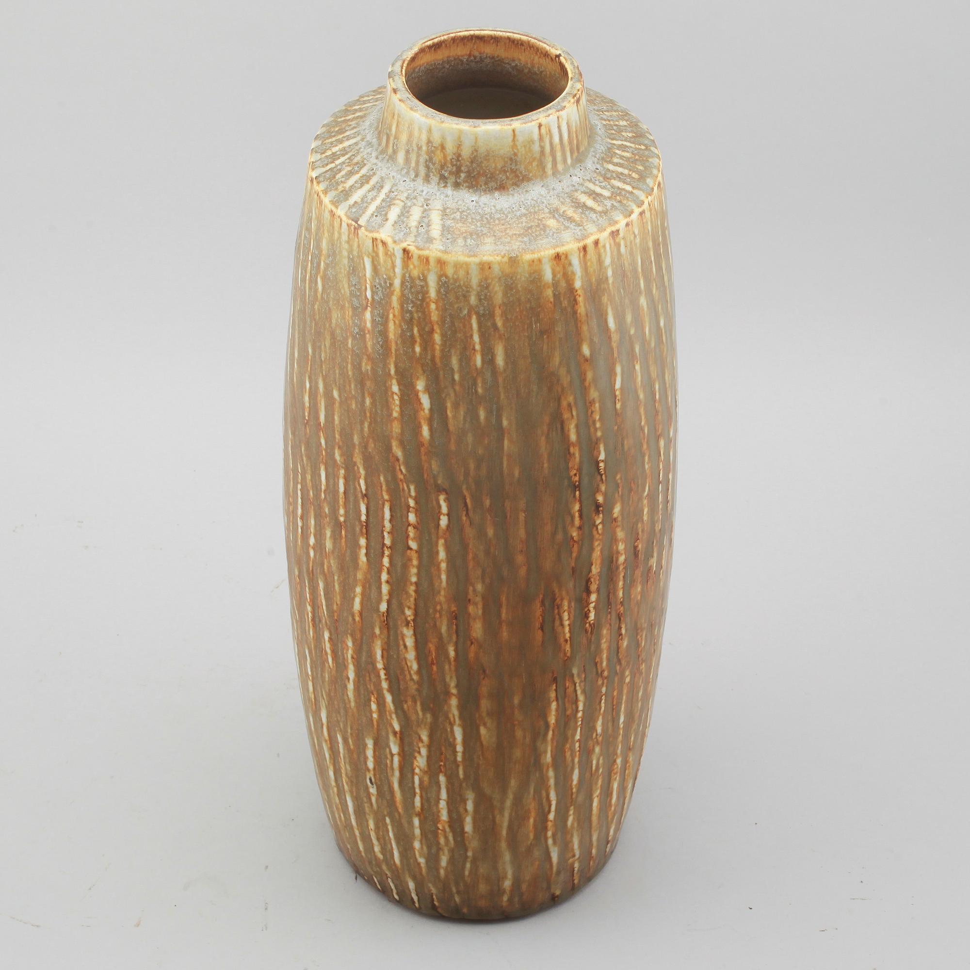 GOLVVAS, stengods, Gunnar Nylund, Rörstrand.