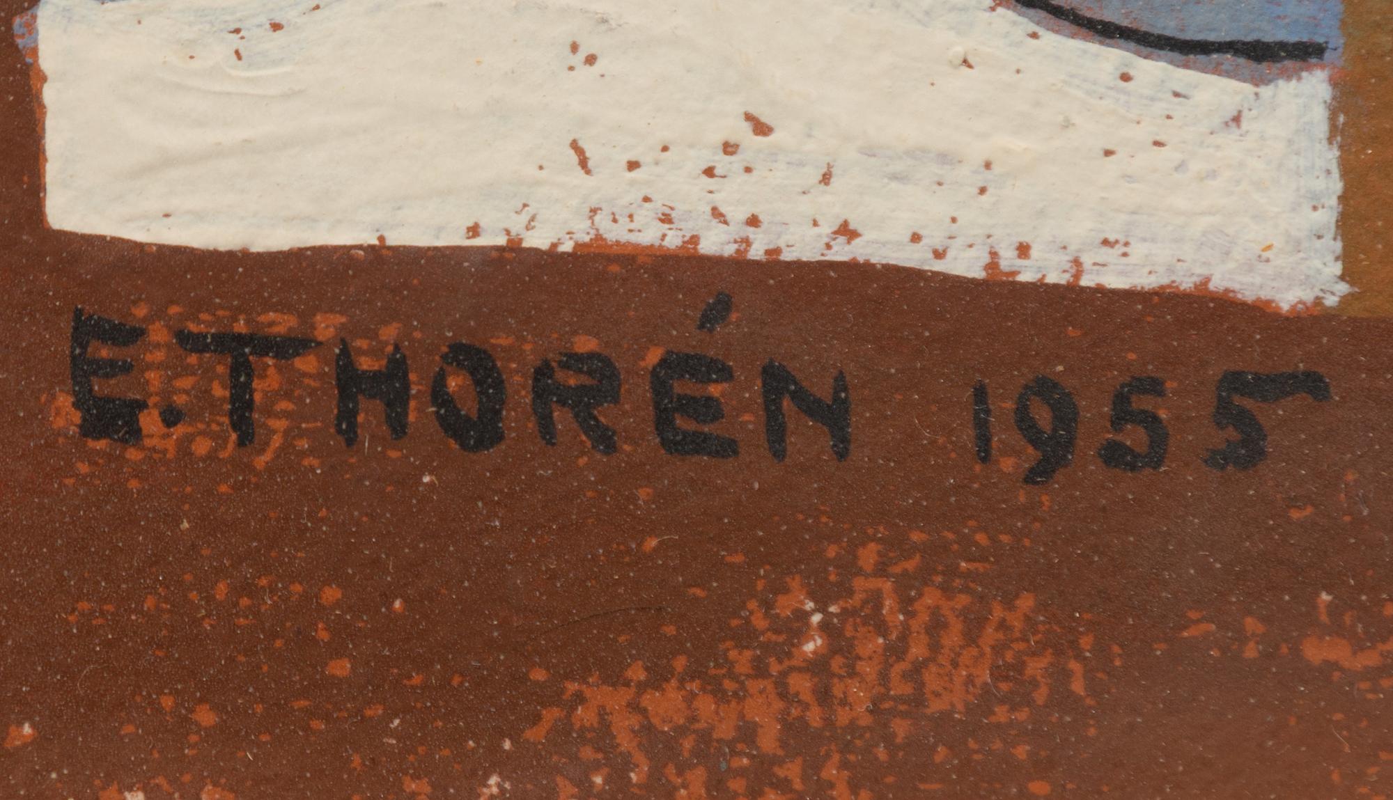 Esaias Thorén, Stilleben med vaser.