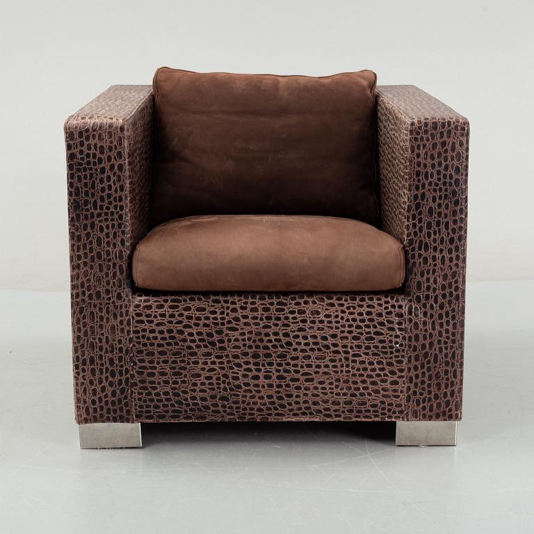 Rodolfo Dordoni, fåtölj, "Suitcase", för Minotti, Italien.