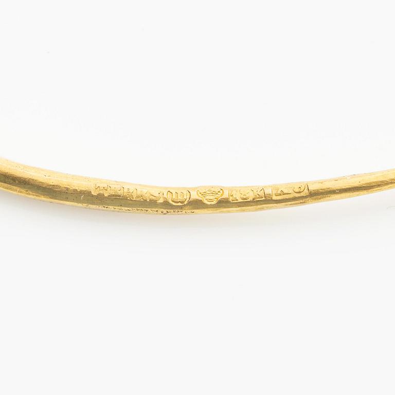 PA Lundahl-Terrs, en collier och ett armband 18K guld, Växjö 1972.