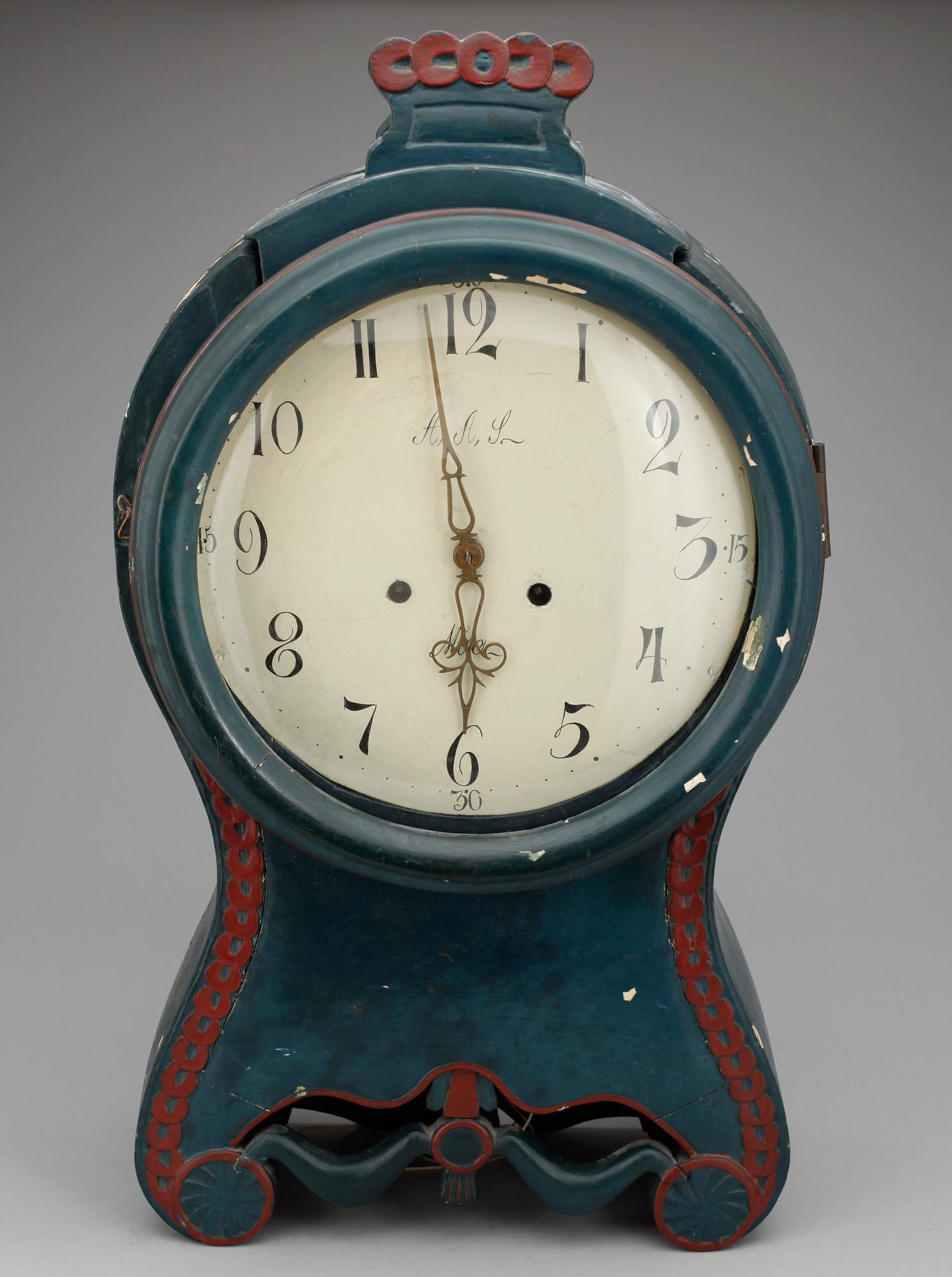 VÄGGUR, allmoge, Mora, 1800-tal.