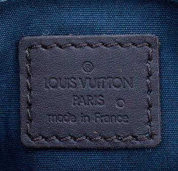 LOUIS VUITTON a blue lin weekednbag, "Lin Claudine".