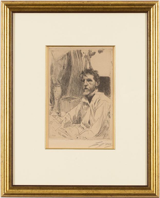 Anders Zorn, "August Saint Gaudens I".