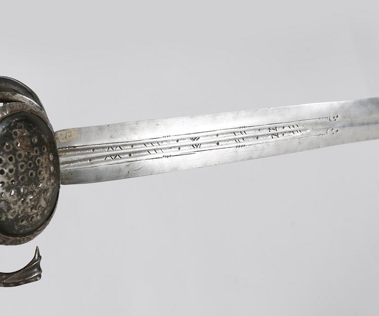 A sword, possible 17th century.