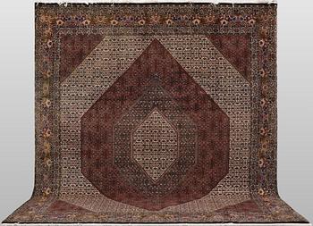 A Bidjar so-called Takab carpet, 348 x 305 cm.