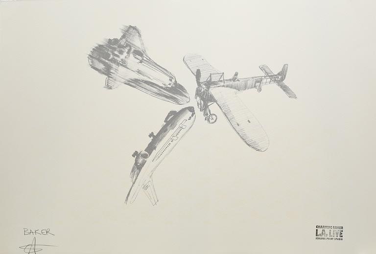 CHARMING BAKER, screentryck, 2 st, signerade.