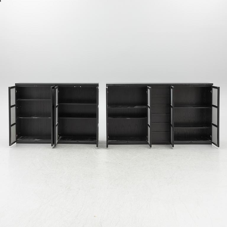 Titti Fabiani, bookcase, 5 sections, "Book", Ideal Form Team.