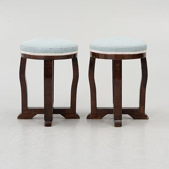 Pallar, ett par, Art Deco 1900-talets första hälft.