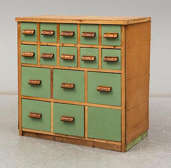 A mid 20th century chest of drawers.