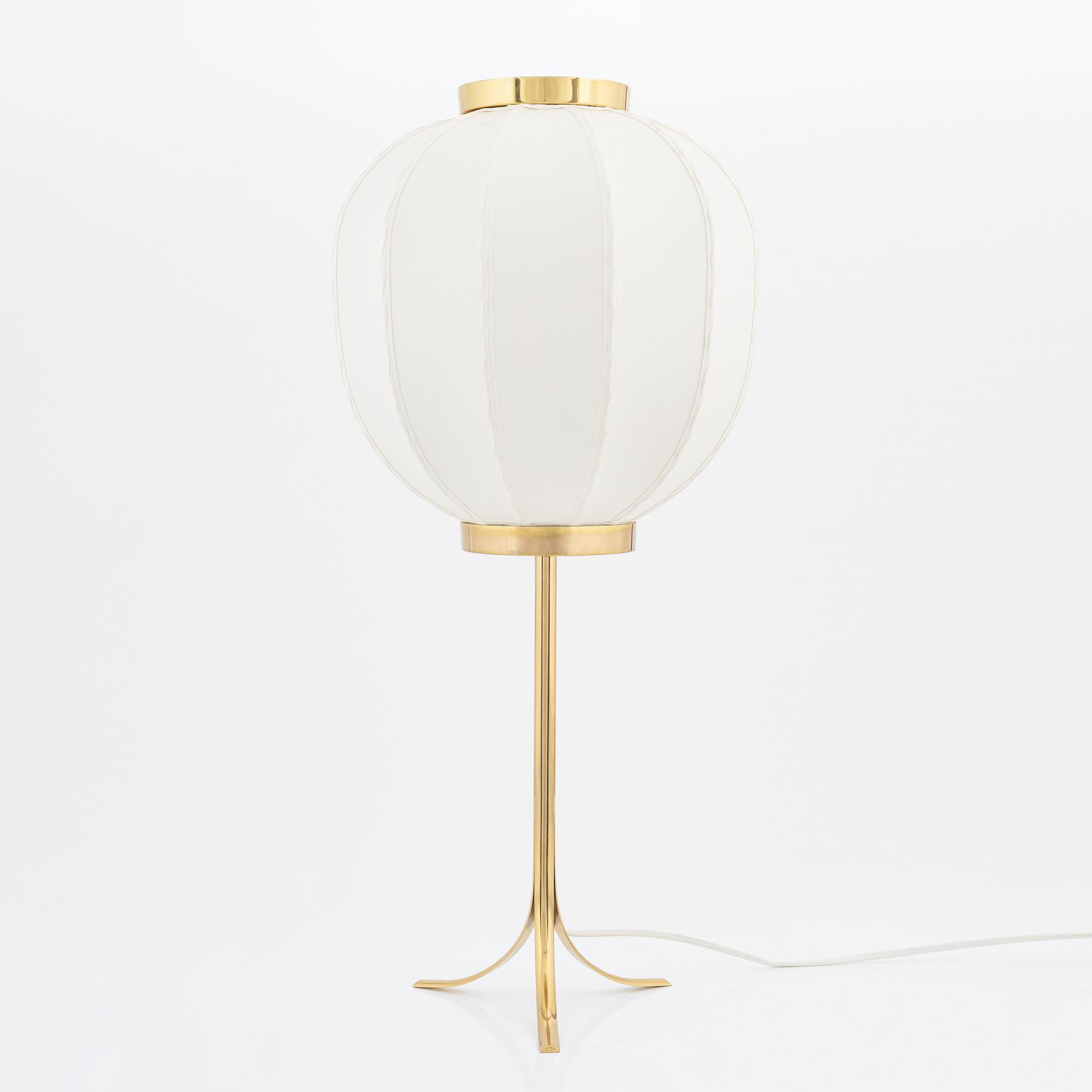 Josef Frank, bordslampa, modell 2349, "Kinabollen", Firma Svenskt Tenn.