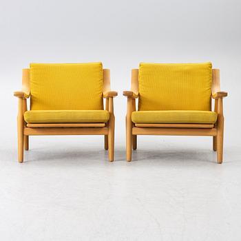 Hans J. Wegner, Hans Wegner, fåtöljer, ett par, modell GE 530, Getama, Gested, Danmark, 1900-talets andra hälft.