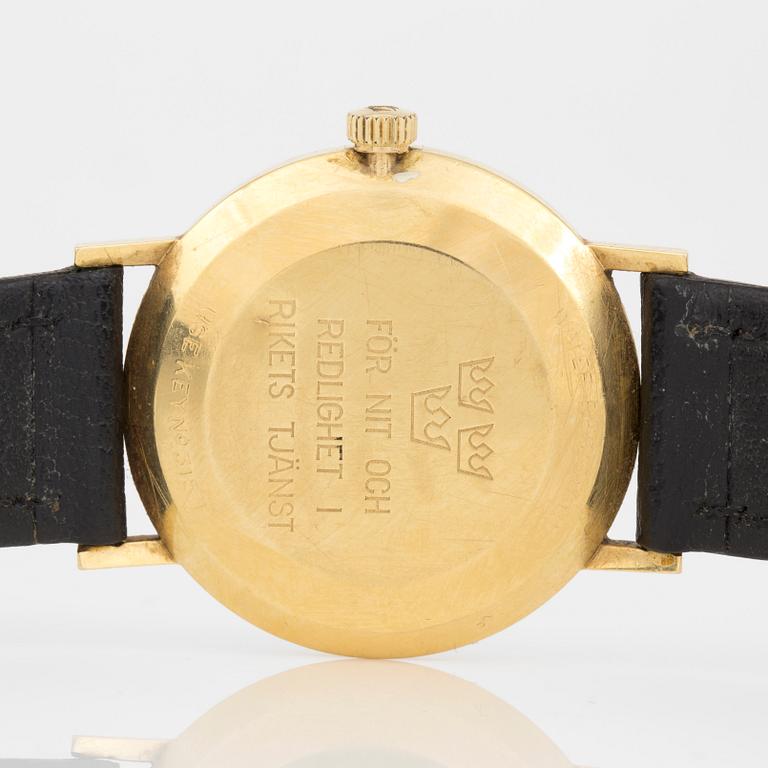 ARMBANDSUR, guld,  Tissot, 'Seastar Seven', 1900-talets andra hälft.